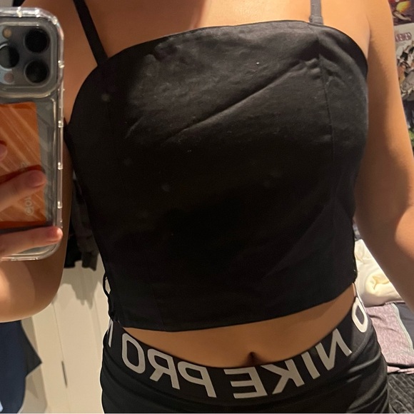 jouetie black tank top - Picture 2 of 5